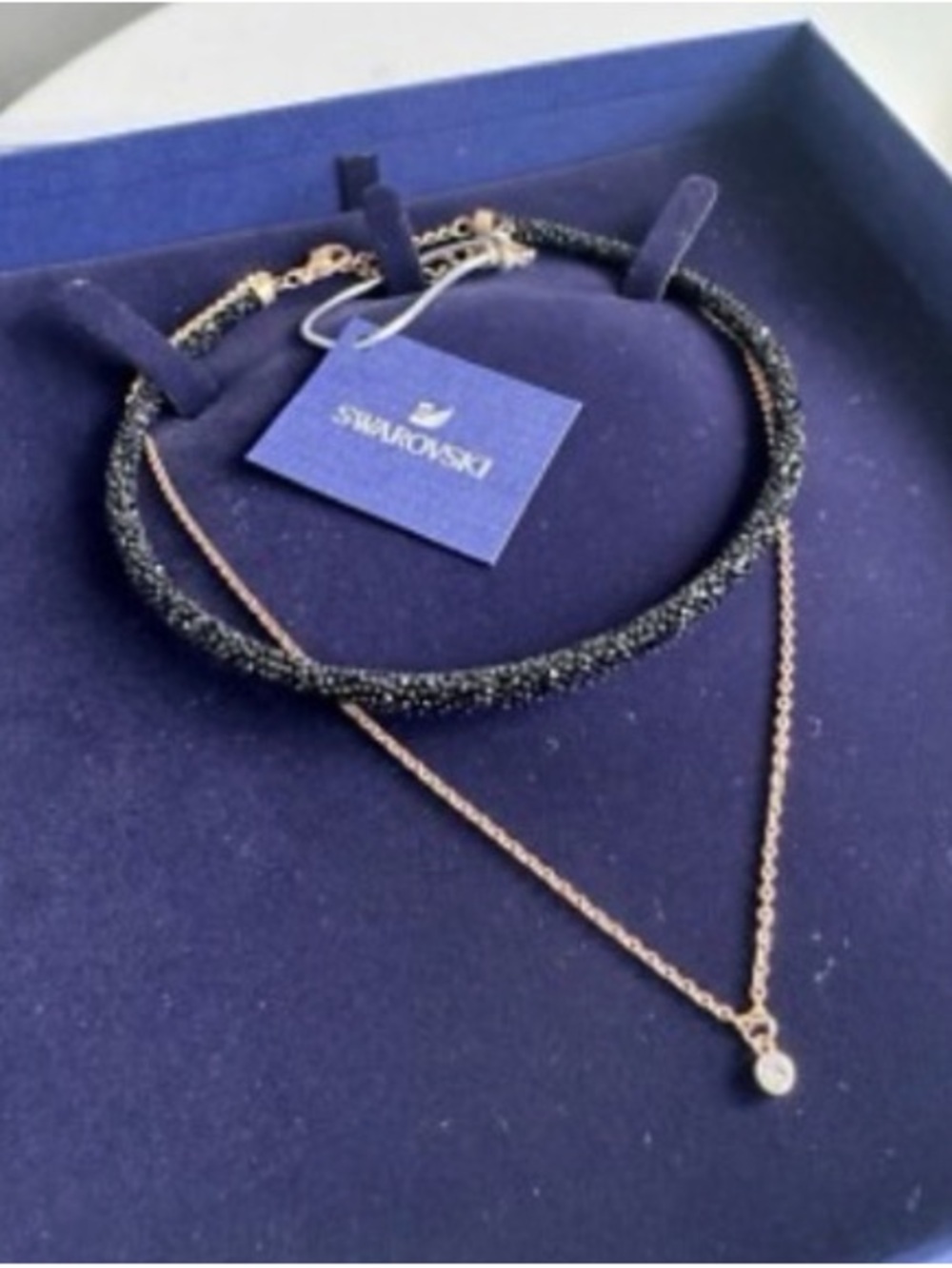 Swarovski Long Beach Crystal Cholet and Necklace